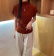 兩側抓皺腰瘦微立領棉針織 特400  Y255121
